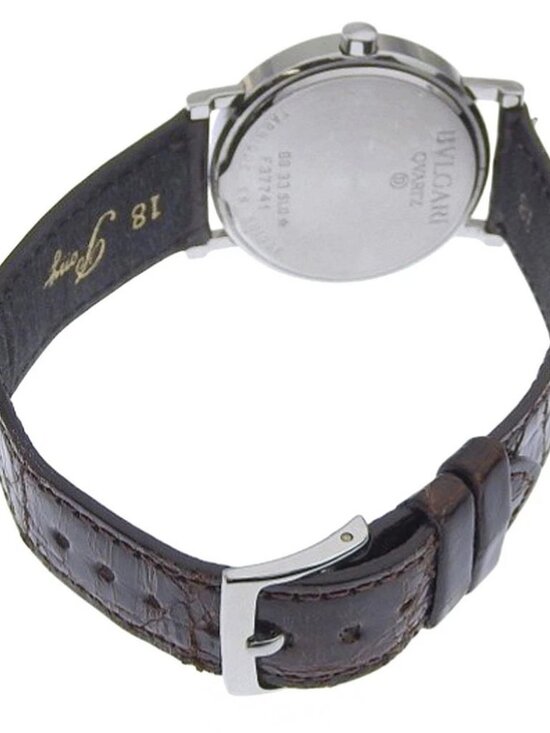 BVLGARI Bvlgari Bvlgari Watches BB33SLD blackDial Stainless Steel/leather ... main image 5